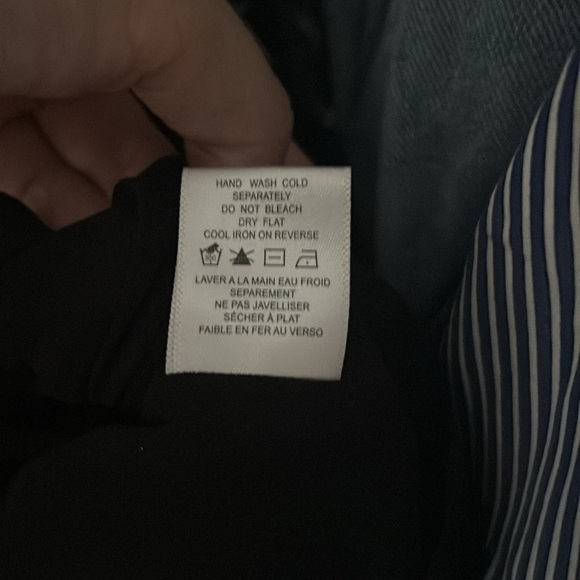 NWT Ro & De Navy Sequin Velvet Top Size M - Picture 11 of 11